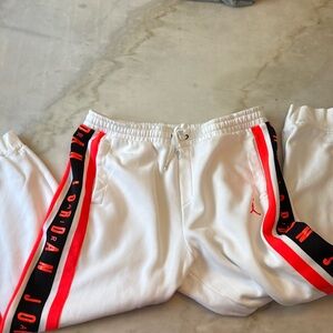 Jordan sweatpants size 2XL Condition worn White